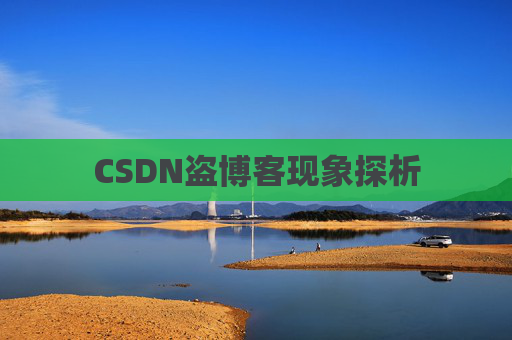 CSDN盗博客现象探析 CSDN盗博客现象探析